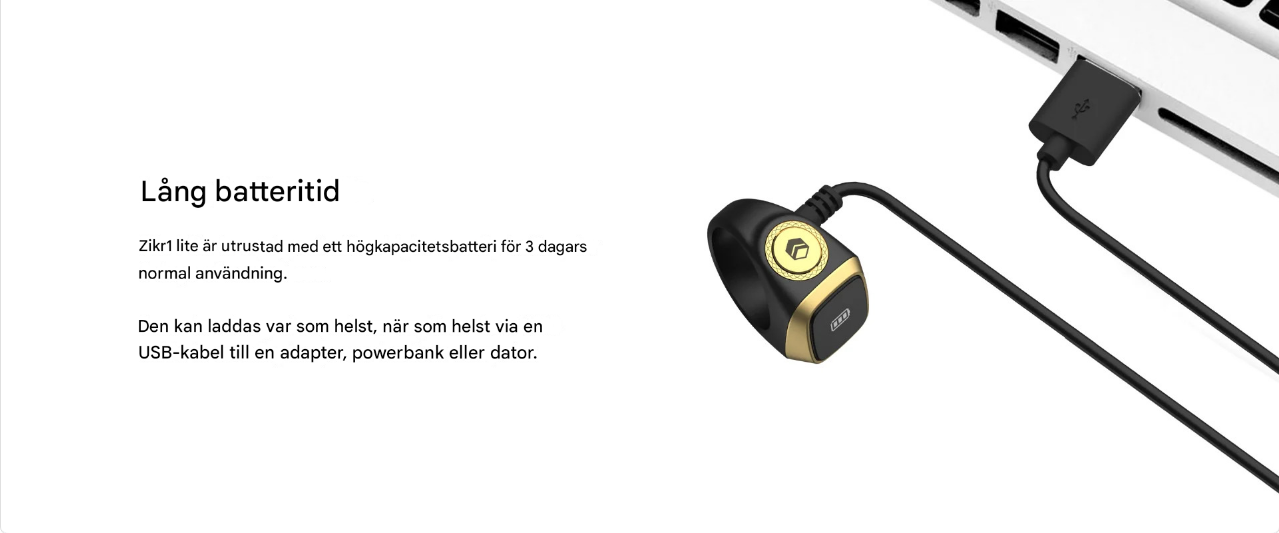 Zikr Ring För Alla - Tasbih Smart Räknare